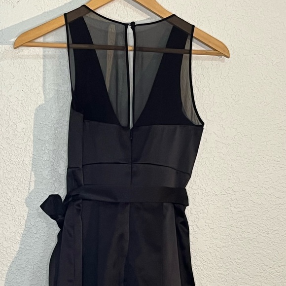 NWT White House Black Market Fit and flare v-neck mini dress Cocktail Evening - Picture 4 of 9